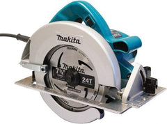 Makita - 15 Amps, 7-1/4" Blade Diam, 5,800 RPM, Electric Circular Saw - 5/8" Arbor Hole, Right Blade - All Tool & Supply