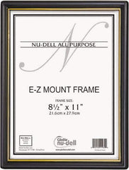 Nudell - Black/Gold Mount Frame - 11" High x 8-1/2" Wide - All Tool & Supply