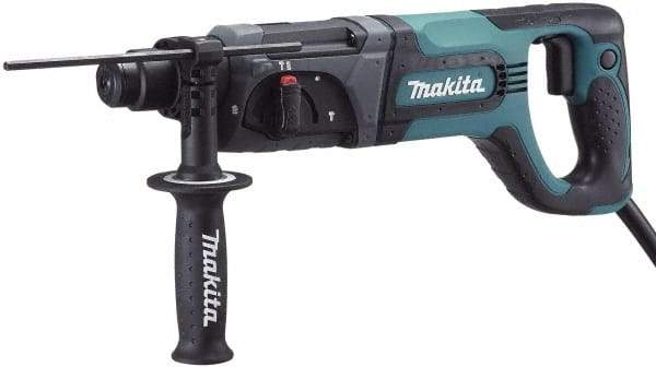 Makita - 120 Volt 1" SDS Plus Chuck Electric Rotary Hammer - 0 to 4,500 BPM, 0 to 1,100 RPM, Reversible - All Tool & Supply