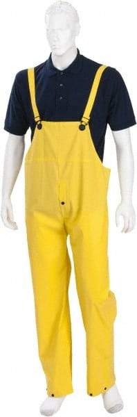 MCR Safety - Size 2XL, Yellow, Rain Overall - Snap Ankle, Take Up Snaps Wrist - All Tool & Supply