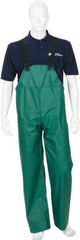 MCR Safety - Size XL, Green, Rain, Limited Flammability Overall - Snap Ankle, Take Up Snaps Wrist - All Tool & Supply