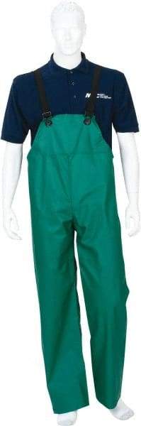 MCR Safety - Size 3XL, Green, Rain, Limited Flammability Overall - Snap Ankle, Take Up Snaps Wrist - All Tool & Supply