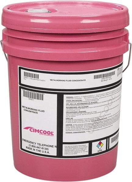 Cimcool - Cimperial 861, 5 Gal Pail Cutting & Grinding Fluid - Semisynthetic - All Tool & Supply