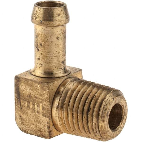 Eaton - 1/4 Barbed Thread 90° Male Elbow - Brass - All Tool & Supply