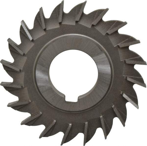 Made in USA - 3" Diam x 5/16" Width of Cut, 20 Teeth, Cobalt Side Milling Cutter - Straight Teeth, Uncoated - All Tool & Supply