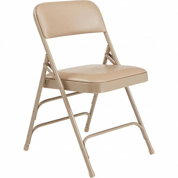 National Public Seating - Folding Chairs Pad Type: Folding Chair w/Vinyl Padded Seat Material: Vinyl; Steel - All Tool & Supply