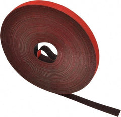 VELCRO Brand - 1/2" Wide x 25 Yd Long Self Fastening Tie/Strap Hook & Loop Roll - Continuous Roll, Red, Printable Surface - All Tool & Supply