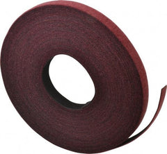 VELCRO Brand - 3/4" Wide x 25 Yd Long Self Fastening Tie/Strap Hook & Loop Roll - Continuous Roll, Cranberry, Fire Retardant, Printable Surface - All Tool & Supply