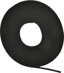 VELCRO Brand - 3/8" Wide x 25 Yd Long Self Fastening Tie/Strap Hook & Loop Roll - Continuous Roll, Black - All Tool & Supply