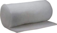 Made in USA - 15' Long x 30" Wide x 1" Thick Polyester Media Air Filter Media Roll - MERV 5, 85% Arrestance Efficiency, 500 FPM Max Air Flow, 0.14" wpg Init Resist, 1" wpg Final Resist, 30% Particle Capture Efficiency, Use with MSA - All Tool & Supply