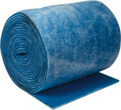 Made in USA - 90' Long x 36" Wide x 1" Thick Polyester Media Air Filter Media Roll - MERV 7, 86% Arrestance Efficiency, 500 FPM Max Air Flow, 0.14" wpg Init Resist, 1" wpg Final Resist, Use with Any Unit - All Tool & Supply