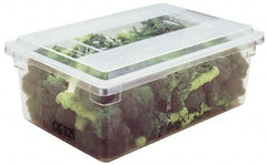 Rubbermaid - Rectangular, Clear Polycarbonate Food Tote Box - 12" High x 18" Wide x 26" Long - All Tool & Supply