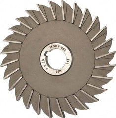 Made in USA - 7" Diam x 1/2" Width of Cut, 28 Teeth, High Speed Steel Side Milling Cutter - Straight Teeth, Uncoated - All Tool & Supply