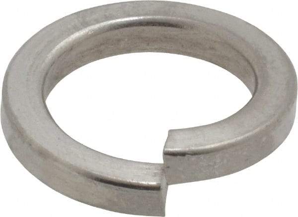 Value Collection - M14, 14.2mm ID, 3mm Thick High Collar Split Lock Washer - 18-8 Austenitic Grade A2 Stainless Steel, Uncoated, 14.2mm Min ID, 14.7mm Max ID, 21.1mm Max OD - All Tool & Supply