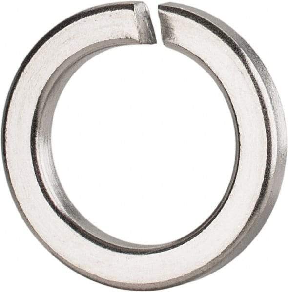 Value Collection - M20, 20.2mm ID, 4.5mm Thick High Collar Split Lock Washer - 18-8 Austenitic Grade A2 Stainless Steel, Uncoated, 20.2mm Min ID, 21.2mm Max ID, 30.6mm Max OD - All Tool & Supply