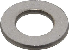 Value Collection - M10 Screw, Grade 316 Stainless Steel Standard Flat Washer - 10.5mm ID x 20mm OD, Plain Finish - All Tool & Supply