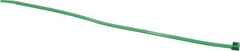 Made in USA - 11-1/4" Long Green Nylon Standard Cable Tie - 50 Lb Tensile Strength, 1.32mm Thick, 2" Max Bundle Diam - All Tool & Supply