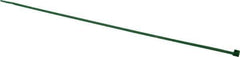 Made in USA - 14-1/4" Long Green Nylon Standard Cable Tie - 50 Lb Tensile Strength, 1.32mm Thick, 8" Max Bundle Diam - All Tool & Supply