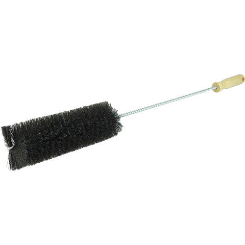 Radiator Brush, Twisted-in-wire Wood Handle, Black Horsehair Fill - All Tool & Supply