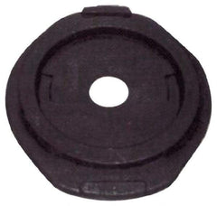 PRO-SAFE - Rubber Standard Channelizer Base - 25 Lb, Black - All Tool & Supply