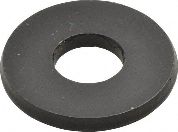 Jergens - 1/2" Screw, Case Hardened Steel USS/SAE Flat Washer - 17/32" ID x 1-3/8" OD, 5/32" Thick, Black Oxide Finish - All Tool & Supply