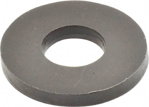 Jergens - 3/4" Screw, Case Hardened Steel USS/SAE Flat Washer - 13/16" ID x 2" OD, 1/4" Thick, Black Oxide Finish - All Tool & Supply