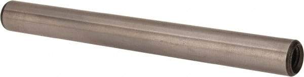 Jergens - 1/4" Diam x 2-1/2" Pin Length Alloy Steel Pull Out Dowel Pin - C 47-58 & C 60-64 (Surface) Hardness, 1 Beveled & 1 Threaded End - All Tool & Supply