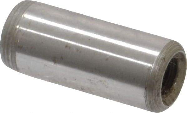 Jergens - 5/16" Diam x 3/4" Pin Length Alloy Steel Pull Out Dowel Pin - C 47-58 & C 60-64 (Surface) Hardness, 1 Beveled & 1 Threaded End - All Tool & Supply