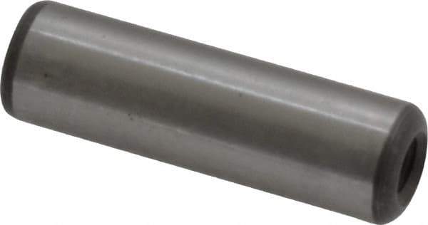 Jergens - 3/8" Diam x 1-1/4" Pin Length Alloy Steel Pull Out Dowel Pin - C 47-58 & C 60-64 (Surface) Hardness, 1 Beveled & 1 Threaded End - All Tool & Supply