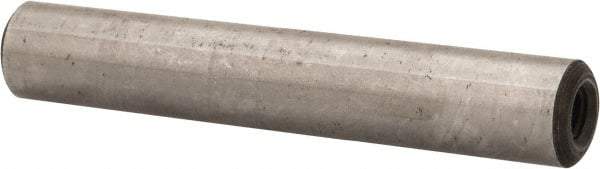 Jergens - 3/8" Diam x 2-1/4" Pin Length Alloy Steel Pull Out Dowel Pin - C 47-58 & C 60-64 (Surface) Hardness, 1 Beveled & 1 Threaded End - All Tool & Supply