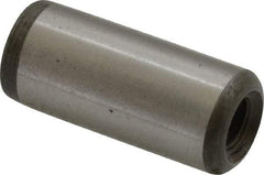 Jergens - 7/16" Diam x 1" Pin Length Alloy Steel Pull Out Dowel Pin - C 47-58 & C 60-64 (Surface) Hardness, 1 Beveled & 1 Threaded End - All Tool & Supply