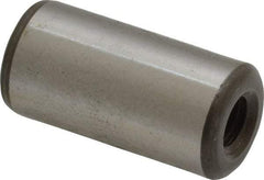 Jergens - 1/2" Diam x 1" Pin Length Alloy Steel Pull Out Dowel Pin - C 47-58 & C 60-64 (Surface) Hardness, 1 Beveled & 1 Threaded End - All Tool & Supply