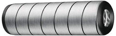 Jergens - 1/4" Diam x 2-1/4" Pin Length Alloy Steel Grooved Dowel Pin - C 47-58 & C 60-64 (Surface) Hardness, 1 Beveled & 1 Threaded End - All Tool & Supply