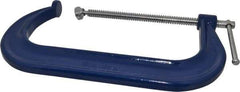 Gibraltar - Regular-Duty 12" Max Opening, 6-5/16" Throat Depth, Forged Steel Standard C-Clamp - 9,500 Lb Capacity, 2" Min Opening, Deep Throat - All Tool & Supply