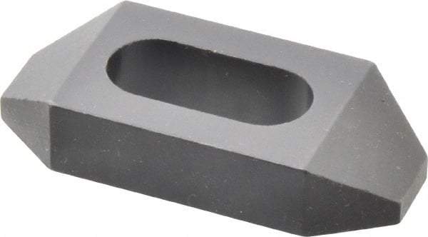 Gibraltar - 1/2" Stud, Steel, Plain Strap Clamp - 11/16" Travel, 2-1/2" OAL x 1-1/8" Wide x 1/2" High, Black Oxide Finish, Tapered Nose - All Tool & Supply