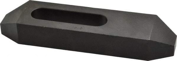 Gibraltar - 5/8" Stud, Steel, Plain Strap Clamp - 1-15/16" Travel, 6" OAL x 1-1/2" Wide x 7/8" High, Black Oxide Finish, Tapered Nose - All Tool & Supply