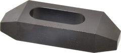 Gibraltar - 3/4" Stud, Steel, Plain Strap Clamp - 1-1/16" Travel, 4" OAL x 1-1/2" Wide x 3/4" High, Black Oxide Finish, Tapered Nose - All Tool & Supply