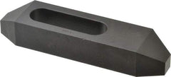 Gibraltar - 3/4" Stud, Steel, Plain Strap Clamp - 1-15/16" Travel, 6" OAL x 1-1/2" Wide x 1" High, Black Oxide Finish, Tapered Nose - All Tool & Supply