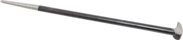 Value Collection - 16" OAL Rolling Head Pry Bar - 1/2" Wide, Chrome Vanadium - All Tool & Supply