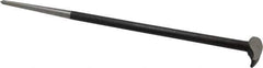 Value Collection - 20" OAL Rolling Head Pry Bar - 5/8" Wide, Chrome Vanadium - All Tool & Supply