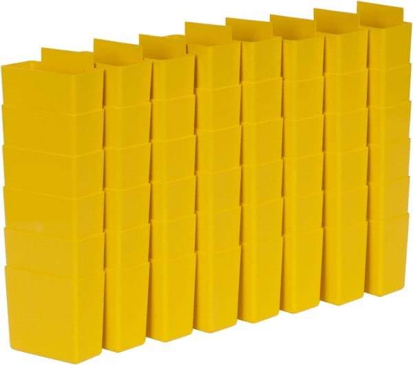 Quantum Storage - 1.8" Wide x 3" High, Yellow Bin Cup - Use with Quantum Storage Systems - Shelf Bin - All Tool & Supply