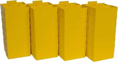 Quantum Storage - 2.8" Wide x 3" High, Yellow Bin Cup - Use with Quantum Storage Systems - Shelf Bin - All Tool & Supply