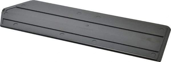 Quantum Storage - 10.9" Wide x 4" High, Black Bin Divider - Use with Quantum Storage Systems - QUS 224 - All Tool & Supply