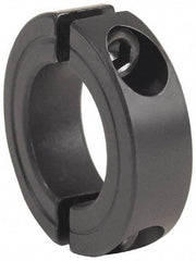 Climax Metal Products - 3-1/8" Bore, Steel, Two Piece Clamping Shaft Collar - 4-1/2" Outside Diam, 7/8" Wide - All Tool & Supply