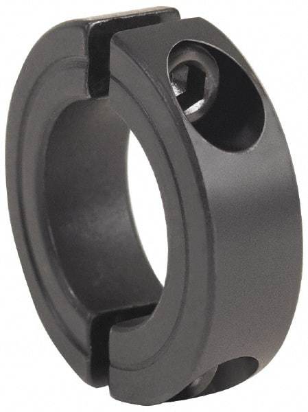 Climax Metal Products - 3-7/8" Bore, Steel, Two Piece Clamping Shaft Collar - 5-1/4" Outside Diam, 7/8" Wide - All Tool & Supply