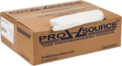 PRO-SOURCE - 0.31 mil Thick, Household/Office Trash Bags - 30" Wide x 36" High, Clear - All Tool & Supply