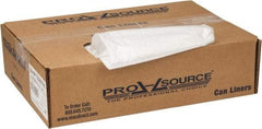 PRO-SOURCE - 0.35 mil Thick, Household/Office Trash Bags - 33" Wide x 39" High, Clear - All Tool & Supply