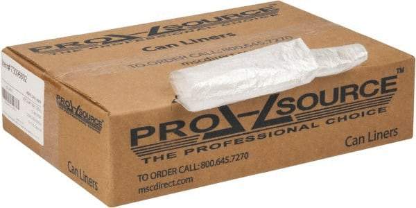 PRO-SOURCE - 0.39 mil Thick, Household/Office Trash Bags - 40" Wide x 46" High, Clear - All Tool & Supply