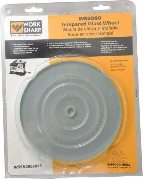 Work Sharp - 6 Inch Outside Diameter 150 mm Tempered Glass Wheel - Work Sharp 3000 Machine Compatible - All Tool & Supply