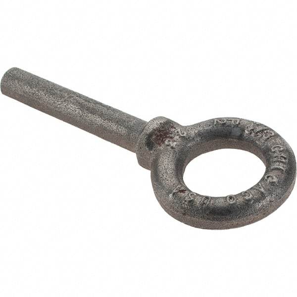 Gibraltar - Steel, Fixed Blank Lifting Eye Bolt - 2-1/2" Shank, Shoulder - All Tool & Supply